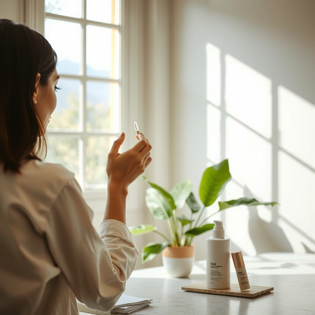 Morning skincare ritual